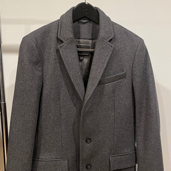 Mens Layered Topcoat Banana Republic - Picture 1 of 10